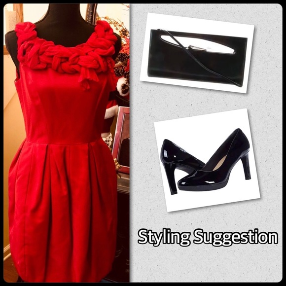 Taylor Red Dress - Picture 9 of 10